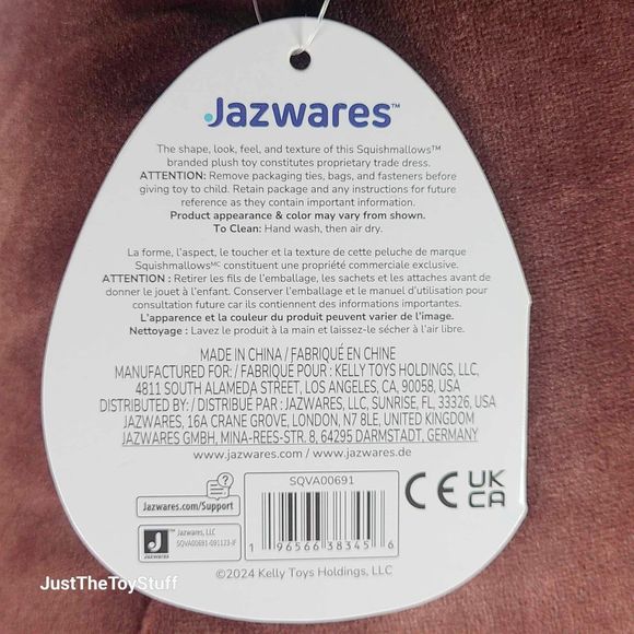 Squishmallow Omar the Bear 16" UltraSoft Valentine's Day Collectible Plush NWT - Picture 7 of 7